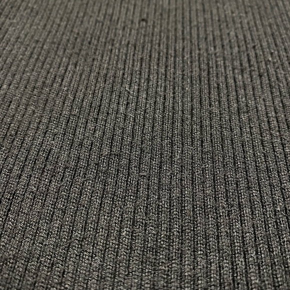 Y2K Say What Cowl Neck Black Ribbed Short Sleeve Sweater Studded Size P L - Picture 10 of 12